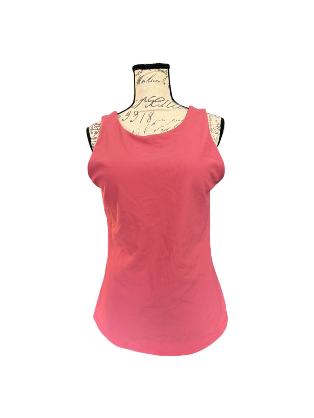 32 Degrees Cool Womens Ribbed Tank With Built In Bra Size Large